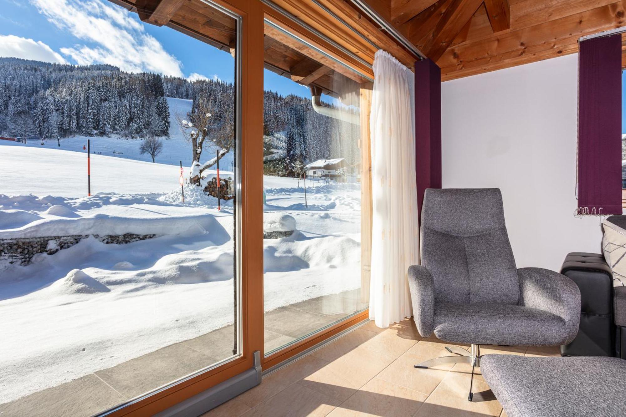 Der Pfindlhof Hotell Leogang Exteriör bild