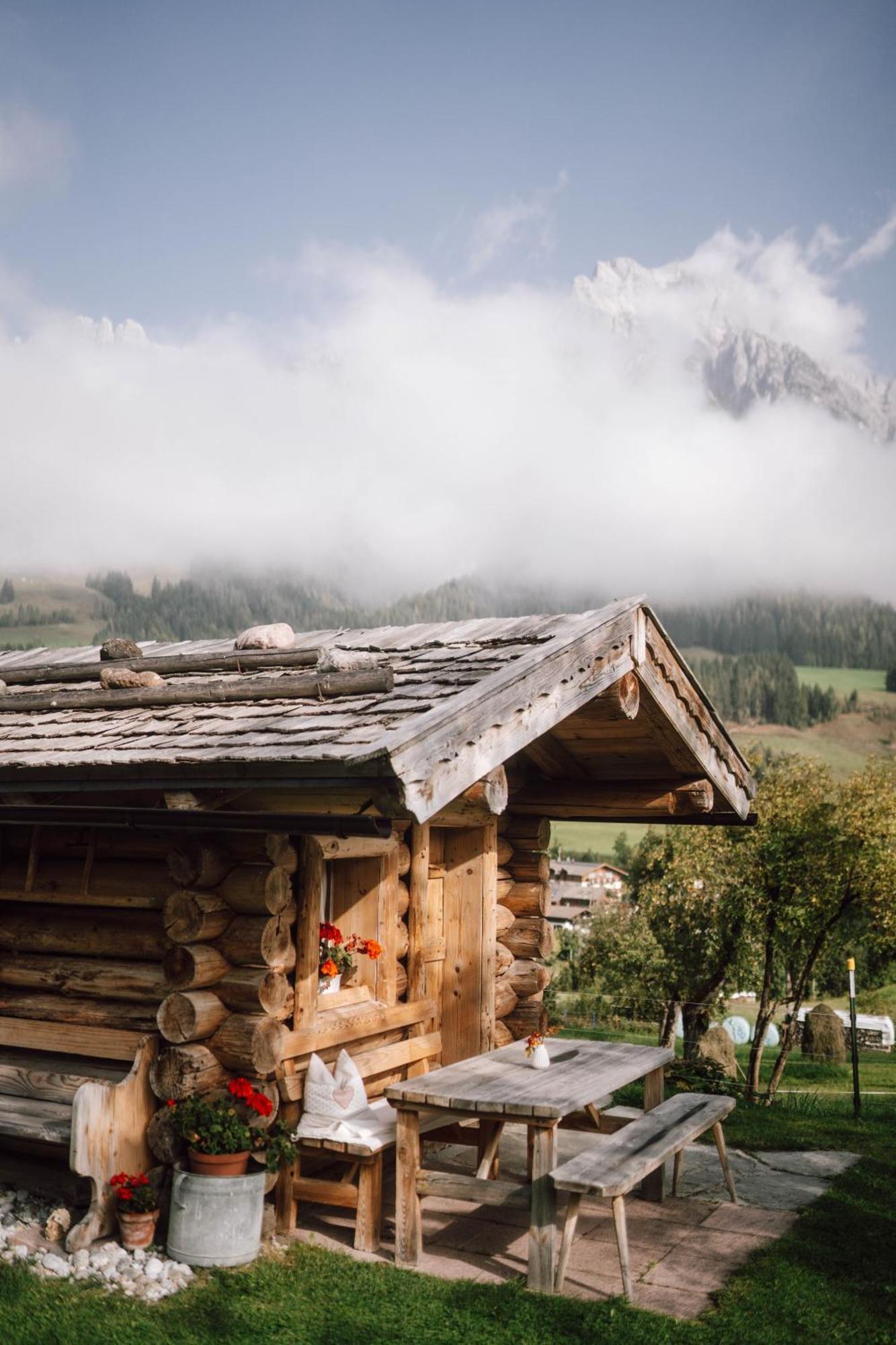 Der Pfindlhof Hotell Leogang Exteriör bild